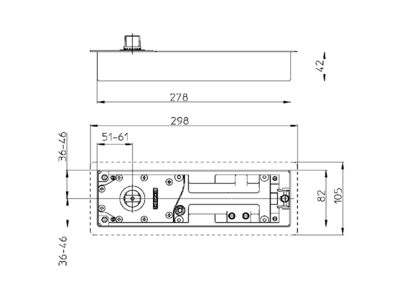 Доводчик Geze TS 500N EN3 c фиксатором 85г Изображение 2