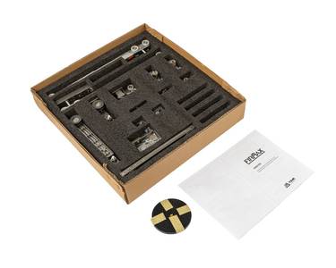 FM910C Комплект для 3-х (1+2) дверей из алюминиевого профиля с каскадным плавным закрыванием Изображение 3