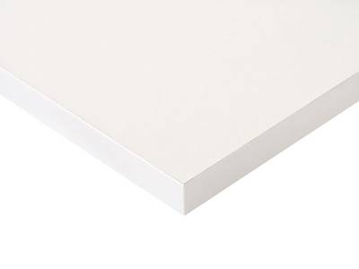 Фасад МДФ глянцевый белый колониал металлик (Blanco Colonial Pearl Effect) ALVIC Изображение