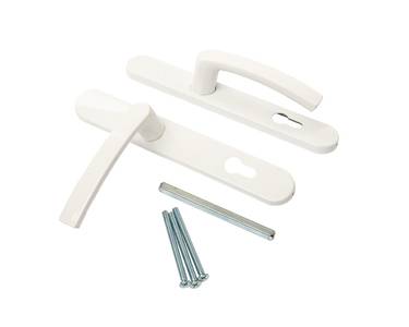 Гарнитур нажимной Maxbar BATI подпруж. 36/92 Белый RAL9016 на профиль 70мм Изображение 4