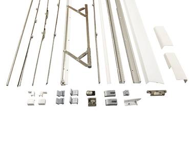 Комплект №2 TSS-130, ШСФ 900- 1200, ВСФ 1700-2200, белый (RAL9016) Изображение