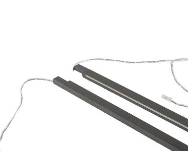 Комплект LED-подсветки ALPHALUX для ящика CRYSTAL с металлической боковиной длиной 500 мм (2 ленты, 4 крепления), антрацит Изображение 4