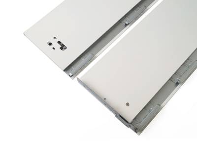 Комплект боковин Firmax высотой 185 мм длина 500 мм (левая, правая) для ящика Slimline, перламутр Изображение