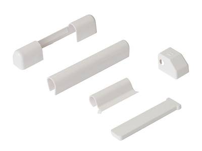 Комплект декоративных накладок Internika для ПВХ, белый Изображение