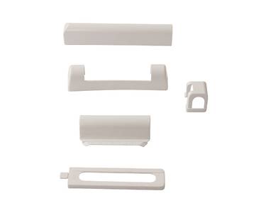 Комплект декоративных накладок Масо для ПВХ, белый Изображение