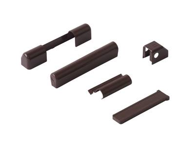 Комплект декоративных накладок для фурнитуры, темно-коричневый, Internika Изображение 2