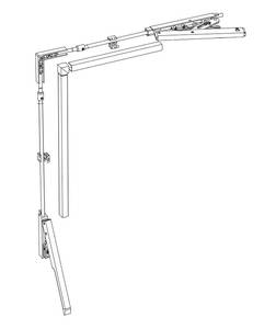 Комплект фрамужный VENTUS, черный RAL9005 Изображение