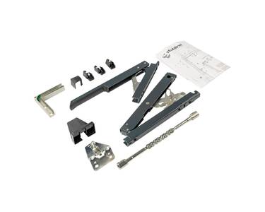 Комплект фрамужный VENTUS, черный RAL9005 Изображение 2