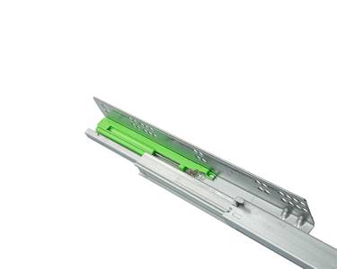 Комплект направляющих Soft-Close скрытого монтажа Firmax Smartline, L=500мм, полного выдвижения, для ЛДСП 16 мм с доводчиком, (2 направляющие + 2 крепления) Изображение 2