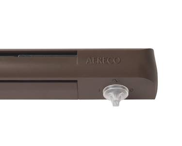 Комплект: приточное гигрорегулируемое устройство EMM2, козырек ASAM, 5-35 м3/ч, EHM1280 RU, RAL 8017 (тик) Изображение 5