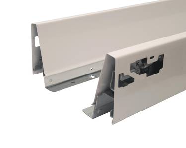 Комплект ящика Firmax Newline длина 400 мм, высота 199мм с доводчиком, белый Изображение 2