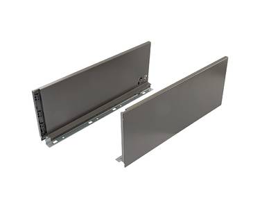 Комплект ящика Firmax Smartline, длина 550 мм, высота 199 мм, с доводчиком, серый Изображение 4