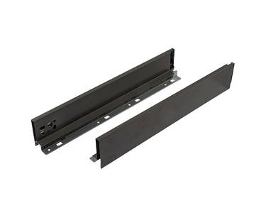 Комплект ящика Firmax Smartline, длина 550 мм, высота 84 мм, с доводчиком, серый Изображение 4