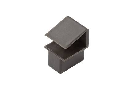 Коннектор для разделительного рейлинга Alphalux Crystal для металлических боковин, антрацит Изображение