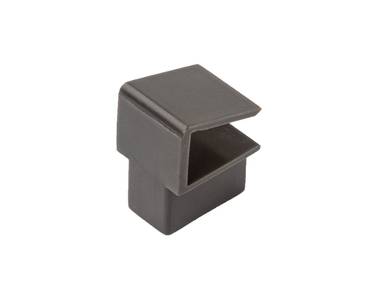 Коннектор для разделительного рейлинга Alphalux Crystal для металлических боковин, антрацит Изображение 4