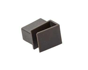 Коннектор для разделительного рейлинга Alphalux Crystal, соединение (рейлинг-рейлинг) антрацит Изображение 3