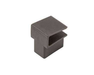 Коннектор для разделительного рейлинга Alphalux Crystal, соединение (рейлинг-рейлинг) антрацит Изображение 4