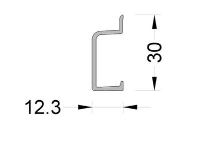 Крышка декоративная  ALUMARK 6.0 м Неокрашенный Изображение
