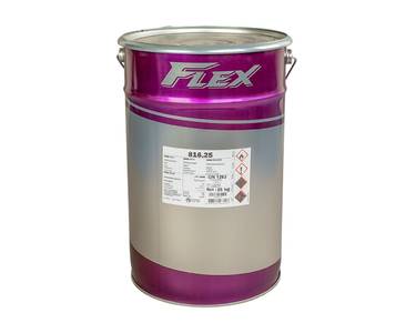 Лак акриловый FLEX 816.25 белый полуматовый, н.у.25кг Изображение