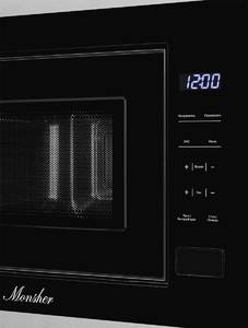 MMH 1020 BX Микроволновая печь встраиваемая, черный и нержавеющая сталь Изображение 4