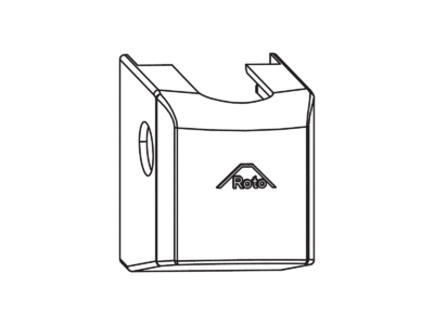 Накладка декоративная белая P нижняя рамная малая NX Изображение 4