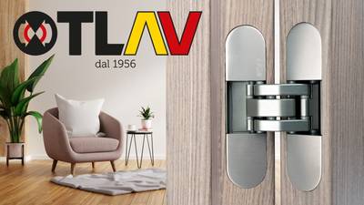 Декоративная накладка для скрыт. петли OTLAV INVISACTA 3D,мат.серебро Изображение 7