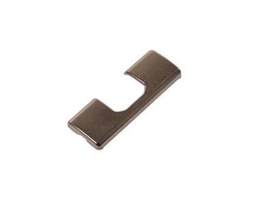 Накладка декоративная на чашку петли Alphalux Titan, титан Изображение 2