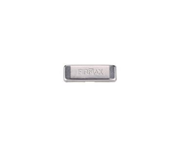 Накладка декоративная с логотипом Firmax на плечо петли Advanced, сталь никелированная Изображение