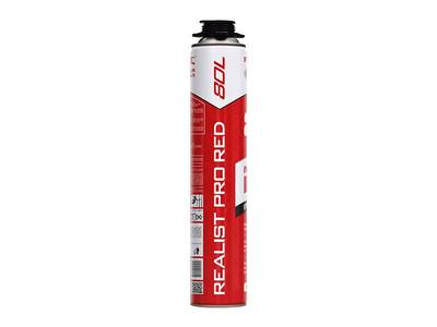 Пена монтажная профессиональная REALIST PRO Red 80л летняя Изображение 2