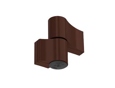 Петля JOCKER ALU 2SK 2-х секционная, межосевое 67, корич. RAL8017 Изображение 3