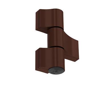 Петля JOCKER ALU 3SK 3-х секционная, межосевое 67, корич. RAL8017 Изображение