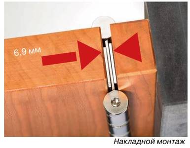 Петля барная 175 мм, для деревянных дверей шириной 37-50 мм, весом до 43 кг, сталь, цвет хром матовый (2 петли в комплекте) Изображение 4