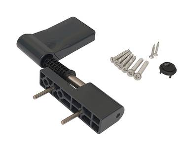 Петля дверная ELEMENTIS серия IQ-Plus 16-19 мм, Антрацит RAL7016 Изображение 3