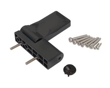Петля дверная ELEMENTIS серия IQ-Plus 16-19 мм, Антрацит RAL7016 Изображение 6