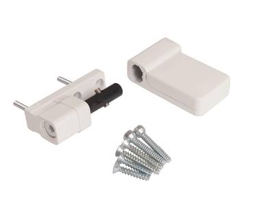 Петля дверная Elementis K-S (15-20 мм), на 100кг., Белый, RAL9016 Изображение 2