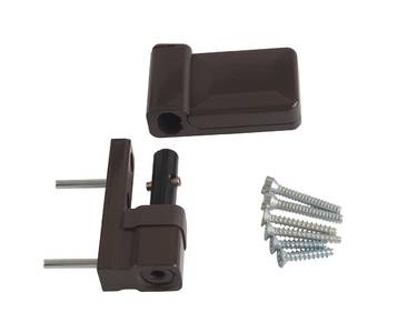 Петля дверная Elementis K-S (15-20 мм), на 100кг., Коричневый, RAL8019 Изображение 3