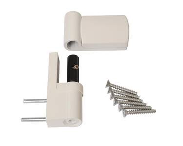 Петля дверная Elementis KTS-RT (15-20 мм), на 100кг., Белый, RAL9016 Изображение 2