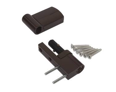 Петля дверная Elementis KTS-RT (15-20 мм), на 100кг., Коричневый, RAL8019 Изображение 3