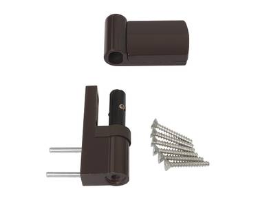 Петля дверная Elementis KTS-RT (15-20 мм), на 100кг., Коричневый, RAL8019 Изображение 2