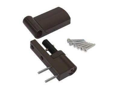 Петля дверная Elementis KTV-RT (15-20 мм), на 120кг., Коричневый, RAL8019 Изображение 3