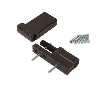 Петля дверная Elementis K-V (15-20 мм), на 120кг., коричневый Изображение 3