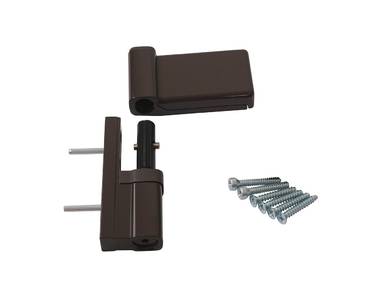 Петля дверная Elementis K-V (15-20 мм), на 120кг., коричневый Изображение 2