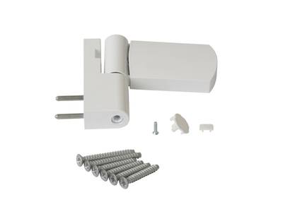 Петля дверная Maxbar 492589 Doorline HTB PS 27 17-20,5/105-42, белая Изображение