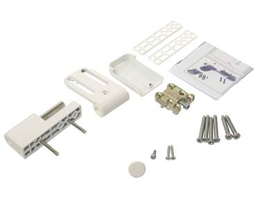 Петля дверная на 160 кг, наплав 17-21,  RAL9016 белый Изображение 6