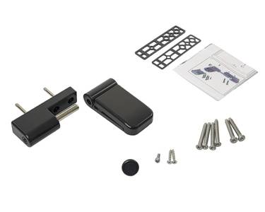 Петля дверная на 160кг, наплав 17-21,  RAL7016 антрацит Изображение 5