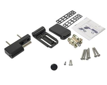 Петля дверная на 160кг, наплав 17-21,  RAL7016 антрацит Изображение 4