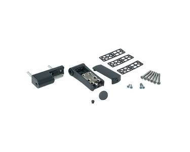 Петля дверная регулируемая  Elementis 3-D 110мм (14-19,5 мм) на 120 кг, антрацит RAL7016 Изображение 2