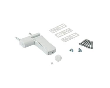 Петля дверная регулируемая  Elementis 3-D 110мм (14-19,5 мм) на 120 кг, белая RAL9016 Изображение