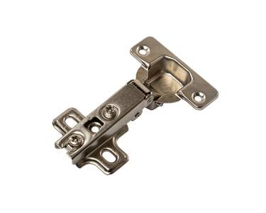 Петля накладная Slide-On без доводчика, 52гр, с монтажной планкой h=0мм в сборе, под саморез, 48*6мм, 35мм чашка Изображение 2