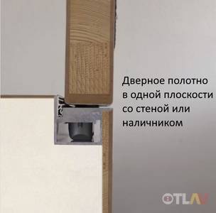 Петля скрытая для компланарных дверей, универсальная, 3D, 130x32/25 мм, 60 кг, цамак и алюминий, с 4 накладками и 4 винтами для крепления накладок, черный матовый Изображение 12